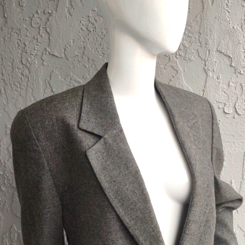 JENNA LADIES VINTAGE PURE WOOL (1) BUTTON LUXURY BLAZER